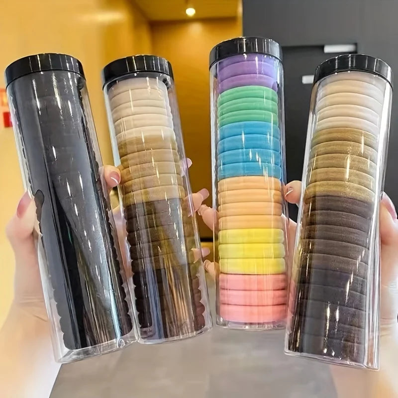 High Elastic Hair Bands 20 Pack Thick Durable Ties Set - Smarsty