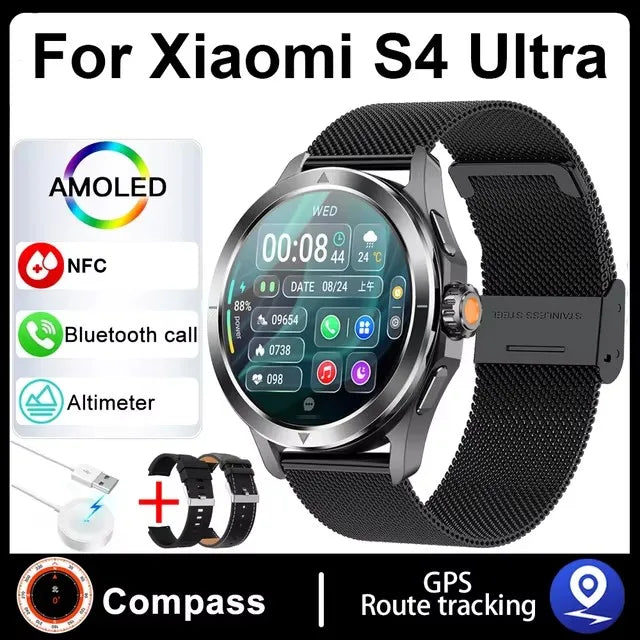 Xiaomi S4 Ultra Smart Watch With GPS Waterproof Sports Features - Smarsty