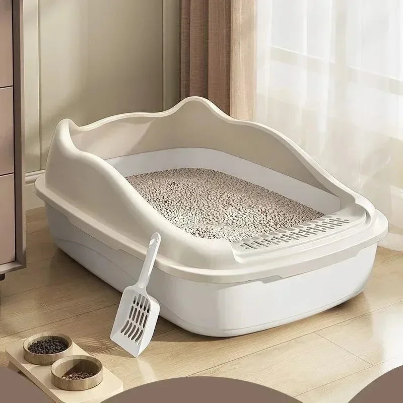 Small Cat Litter Box with Anti-Splash Design - Smarsty