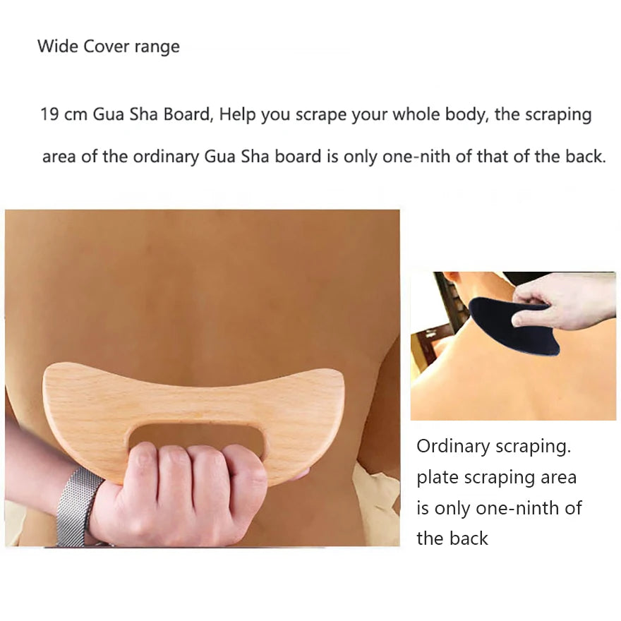 Wooden Gua Sha Tool for Effective Body Massage - Smarsty