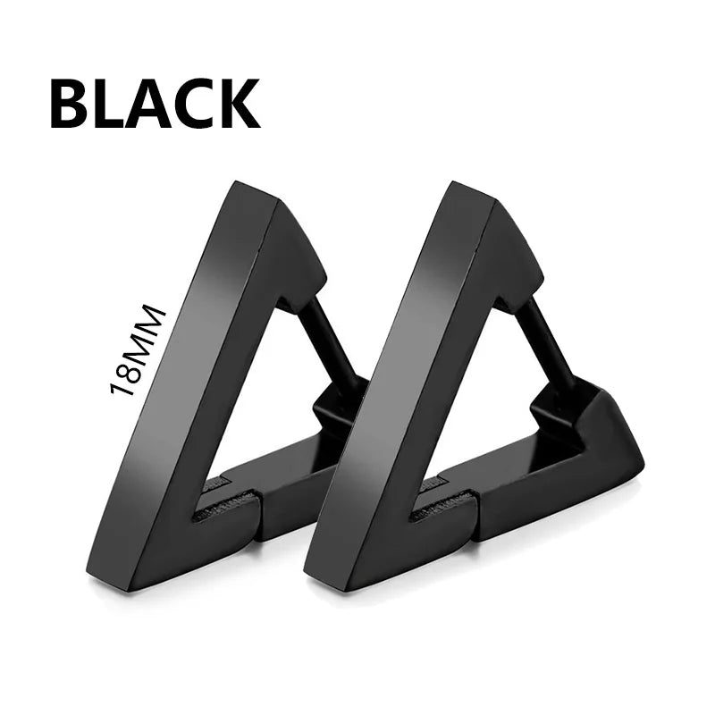 Punk Stainless Steel Stud Earrings Set for Men and Women - Smarsty