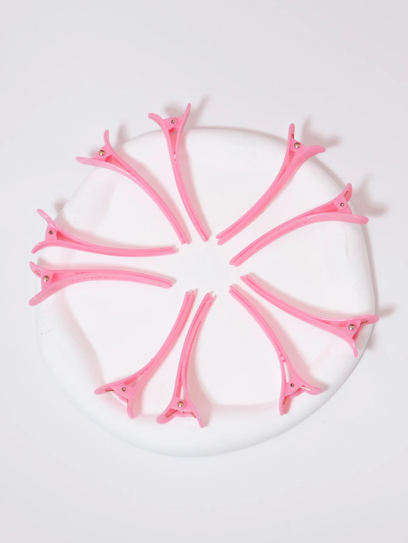 10 Pack Anti Slip Plastic Ducktooth Hair Clips - Smarsty