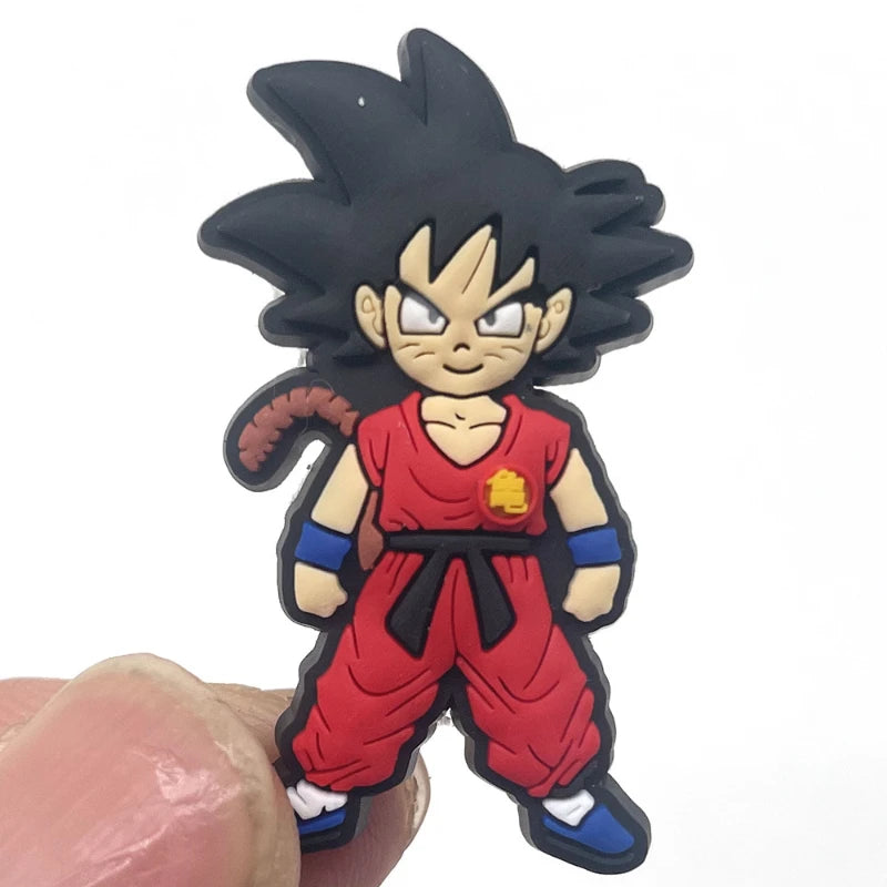 New JIBBITZ Dragon Ball Shoe Charm For Clogs PVC Waterproof Sandals Decorate Buckle Decorations Accessories Toys Gift