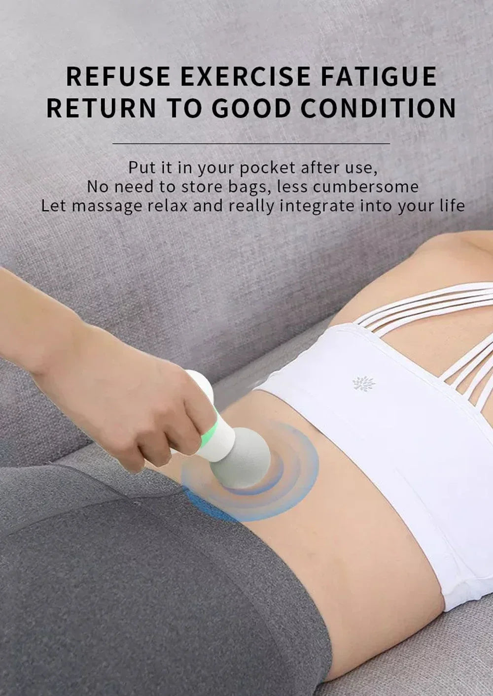 Mini Portable Massage Gun for Deep Tissue Relief - Smarsty