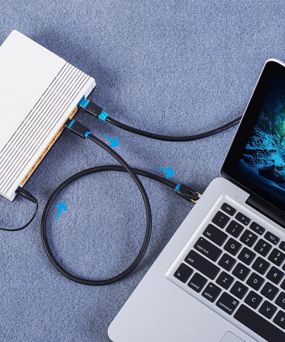 High-Speed Vention Cat8 Ethernet Cable 40Gbps - Smarsty