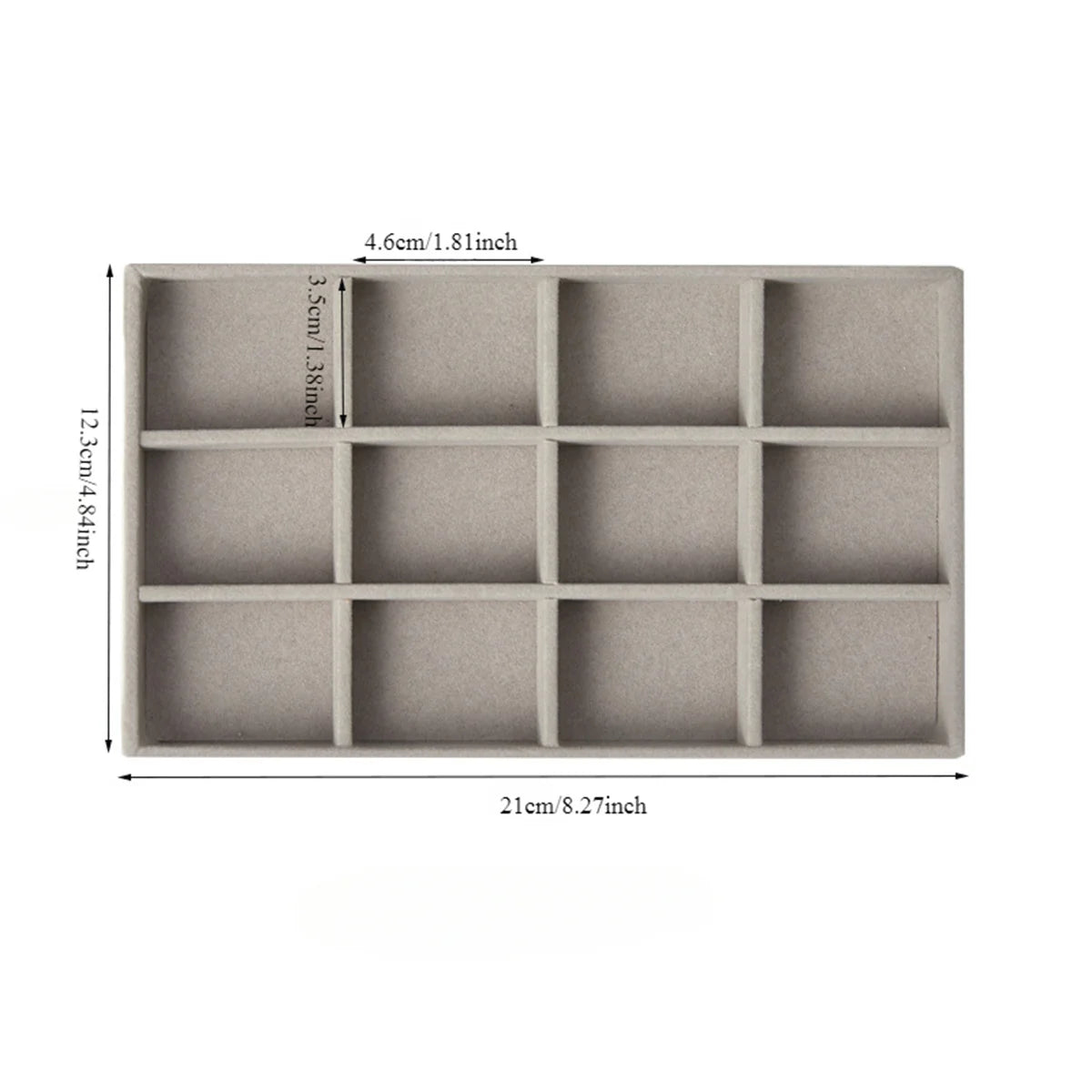 Velvet Jewelry Display Tray for Organized Storage - Smarsty