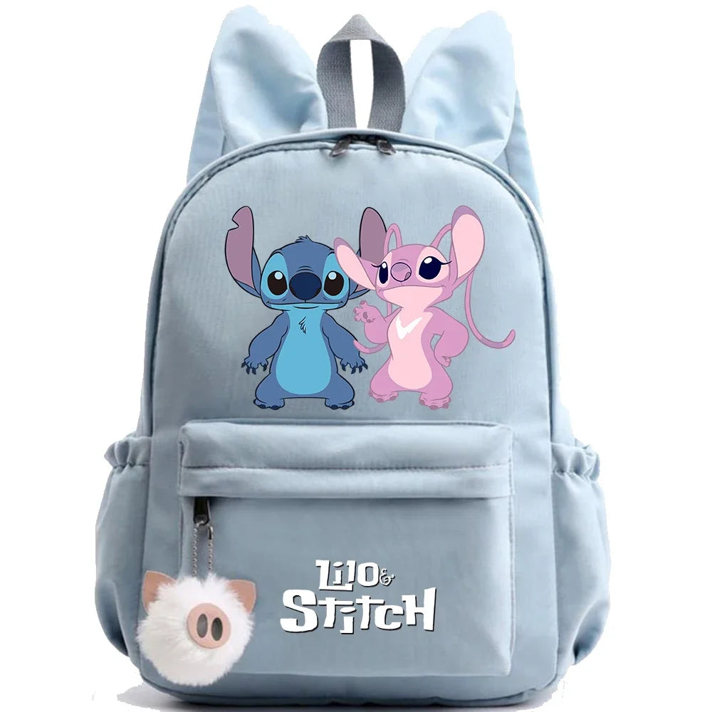 HOT Disney Lilo Stitch Backpack for Girl Boy Student Teenager Children Rucksack Women Casual School Bags Kids Birthday Gift Toy - Smarsty