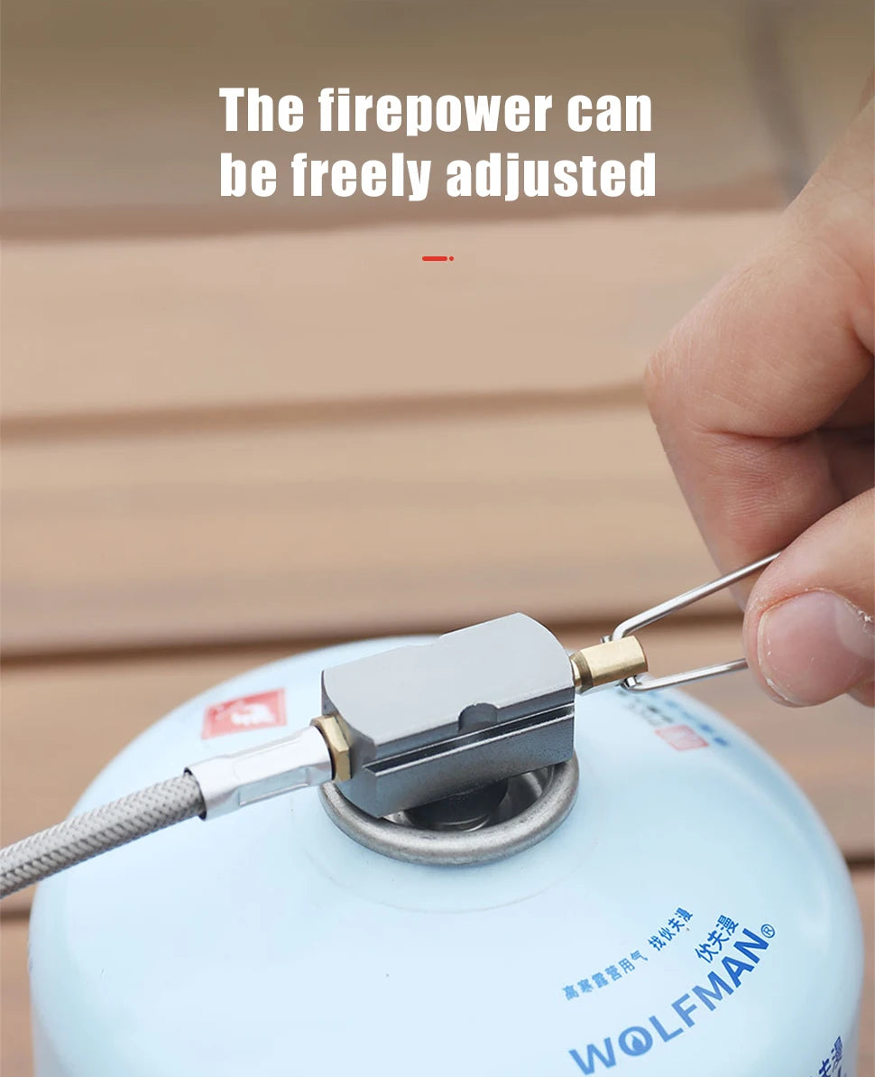 BRS-201A Portable Camping Gas Stove 16000W High Pressured Propane Butane Gas Burner Outdoor Emergency Stove with Piezo Ignition