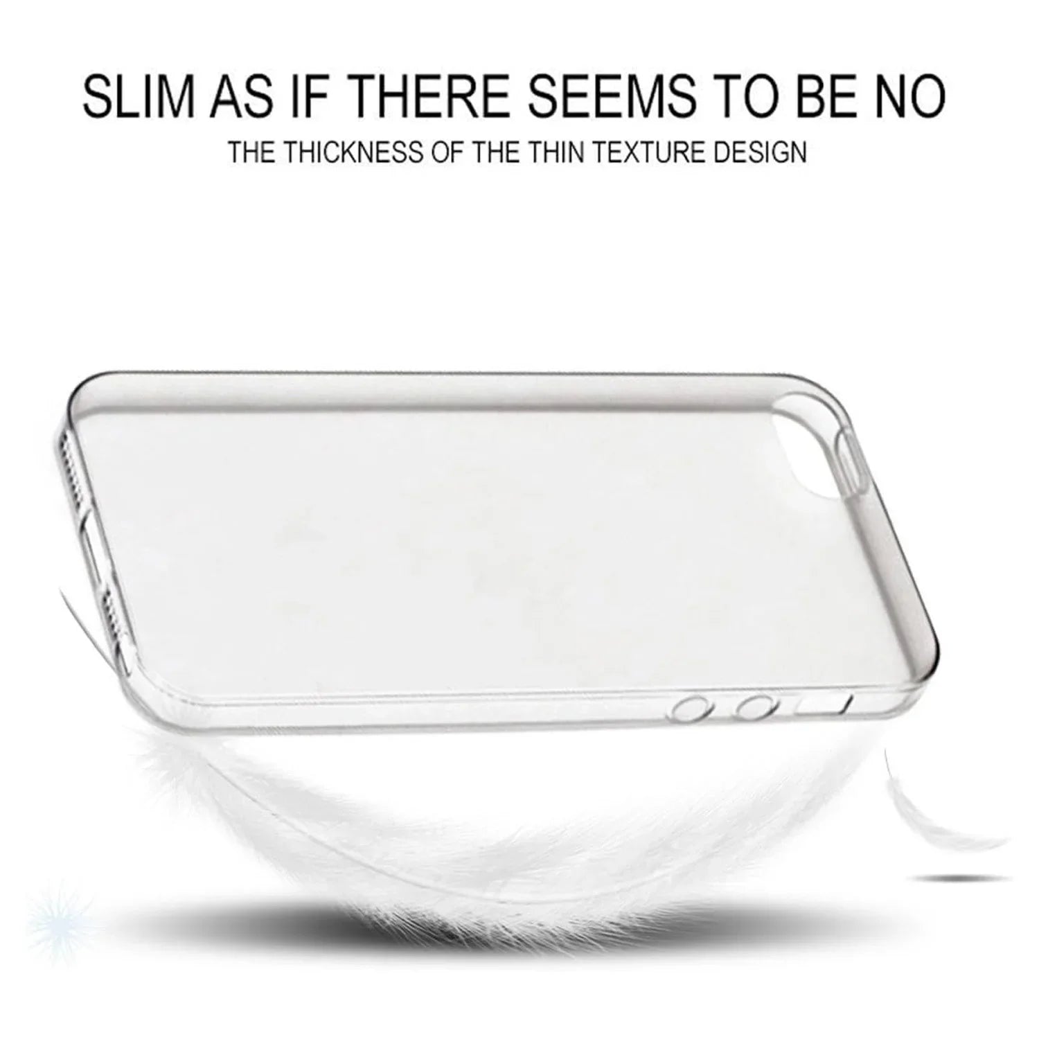 For iPhone 5 Case Clear Silicone Soft TPU Cover For iPhone 5S SE 2016 SE 2020 SE 2022 iPhone 7 iPhone 8 Transparent Coque by Smarsty