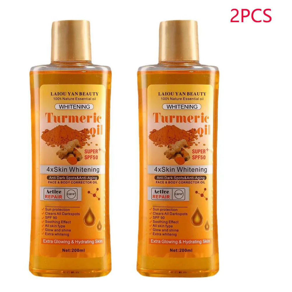 Turmeric Essential Oil Skin Care Massage Oil 200ml - Smarsty