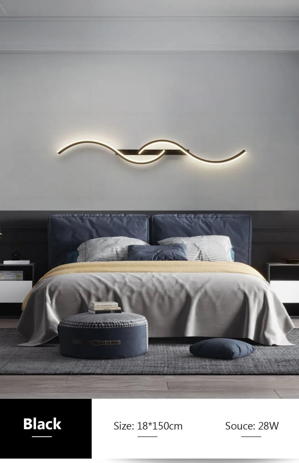 Modern LED Wall Lamp for Minimalist Home Lighting - Smarsty