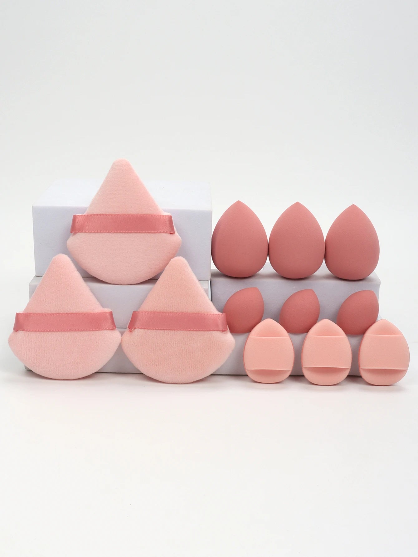 12-Piece All-Purpose Makeup Sponge Set for Flawless Application - Smarsty