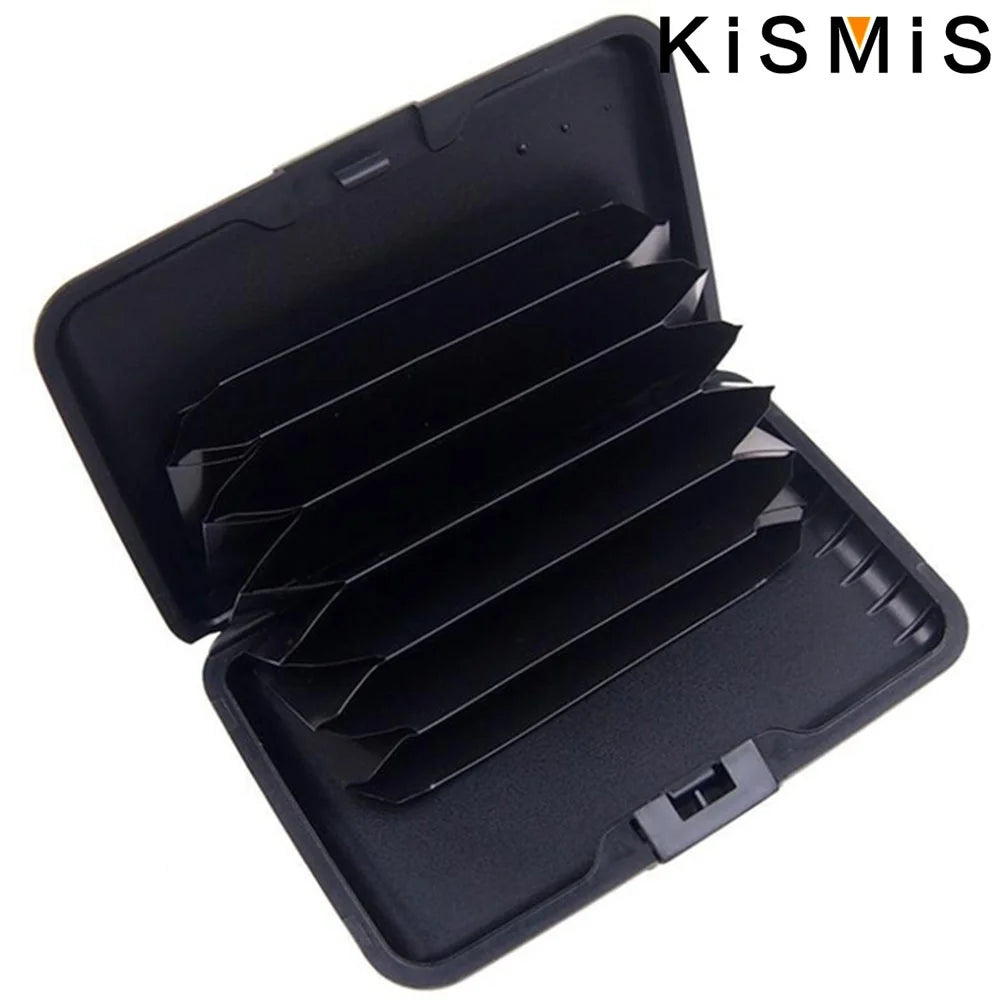 KISMIS RFID Metal Wallet and Business ID Credit Card Women Men Business ID Credit Card,Protector Wallet Card Holder Package Box