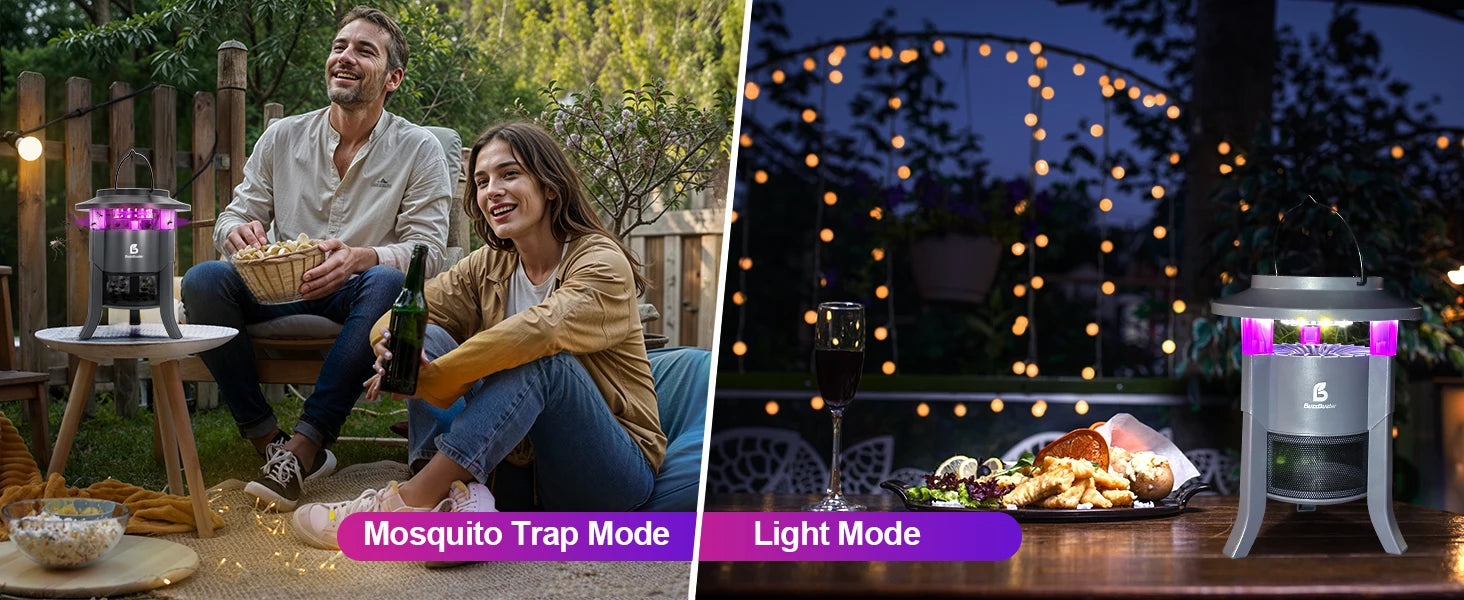 Bug Zapper Outdoor, Mosquito Zapper, Electric Fly Zapper, Mosquito Killer, Fly Traps,Flying Insects Zapper Indoor Outdoor