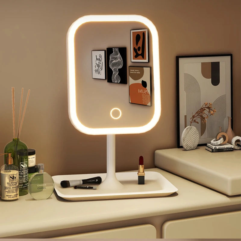 Niche Modern LED Makeup Mirror with Three Color Light - Smarsty