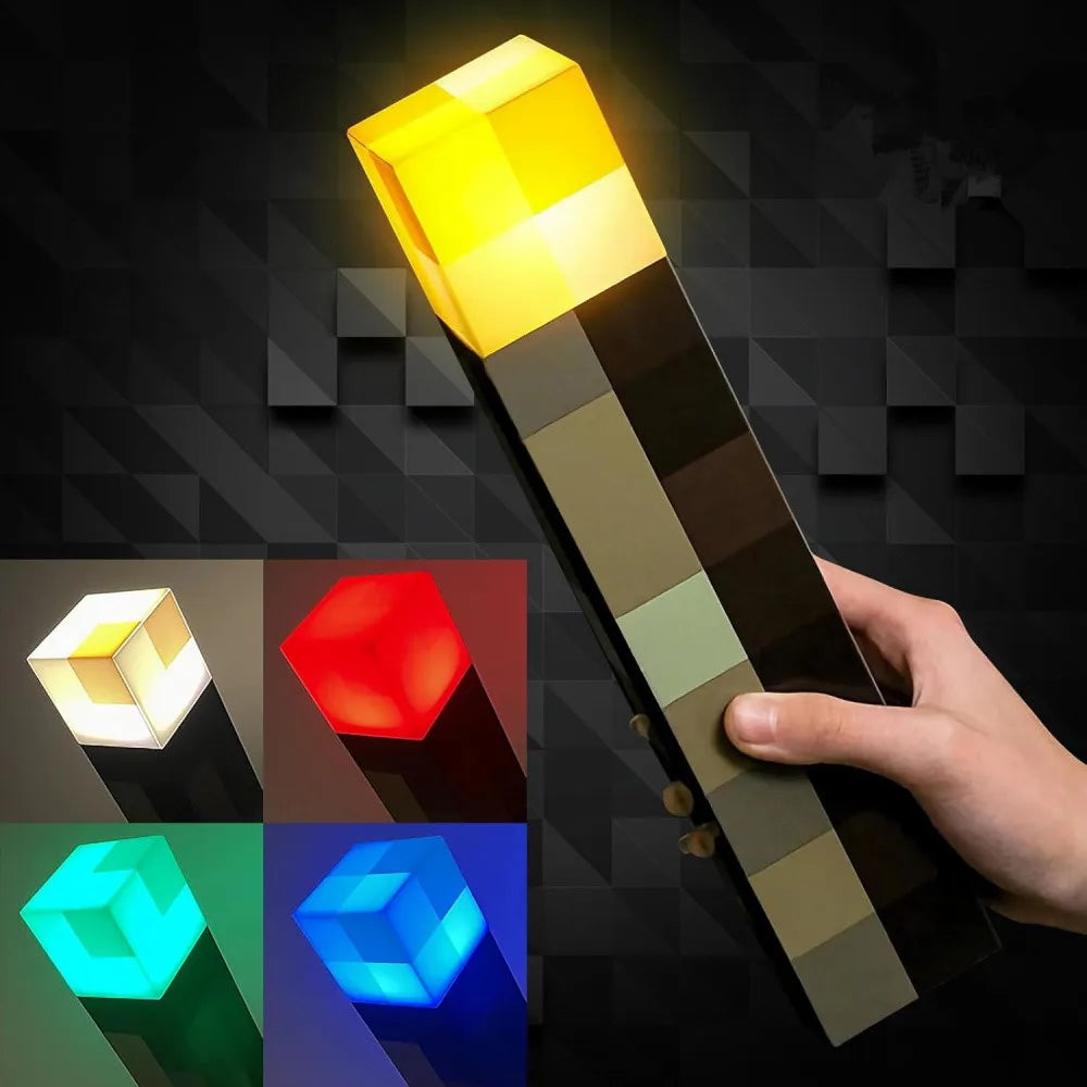 MC Game Brownstone LED Torch Lamp for Kids - Smarsty