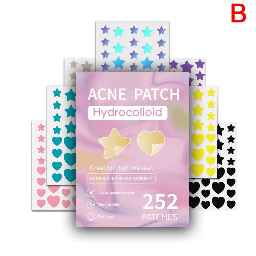 Colorful Star Acne Patches for Spot Treatment - Smarsty