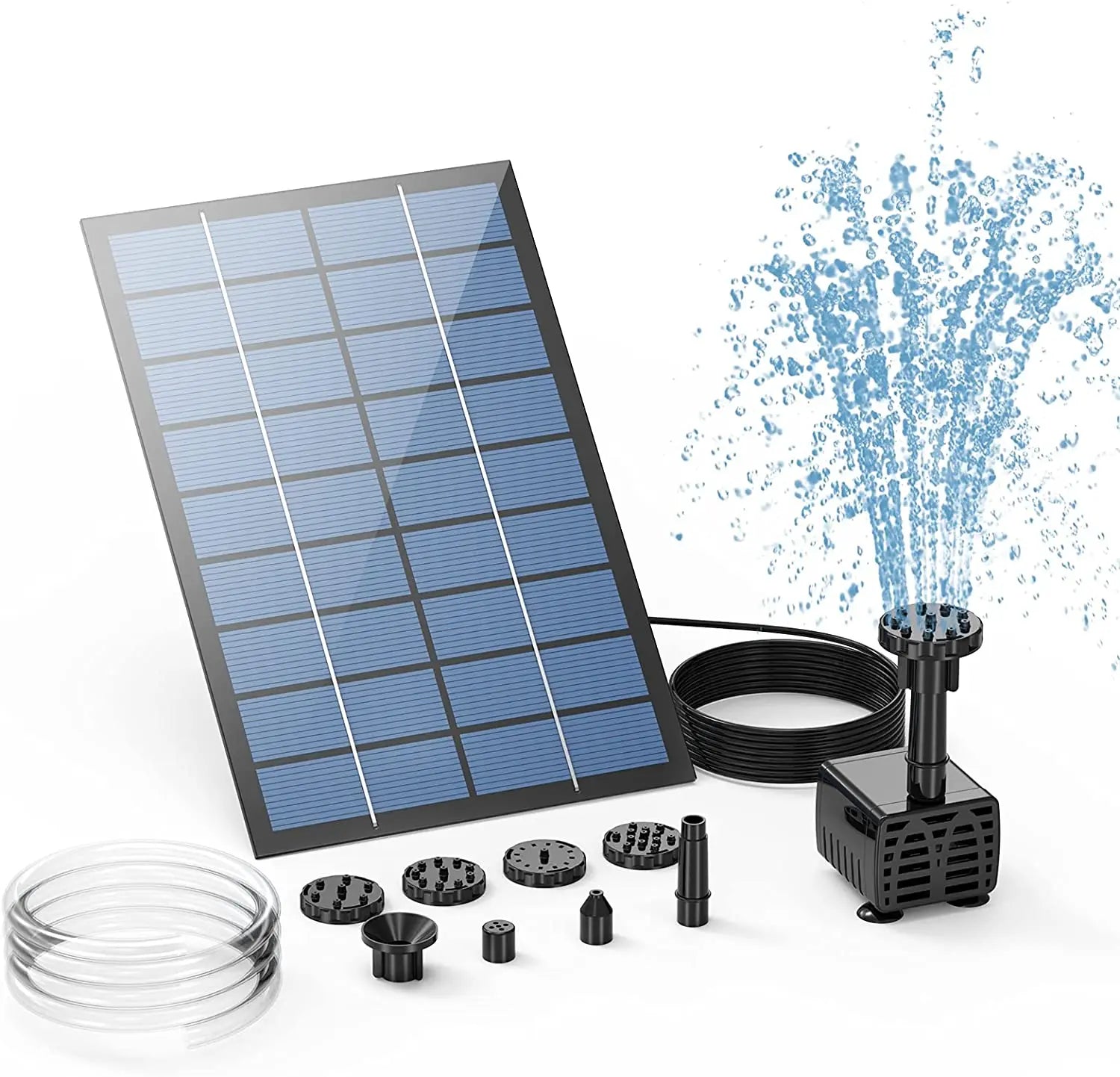Solar Fountain Pump Kit for Low Noise Outdoor Decor - Smarsty