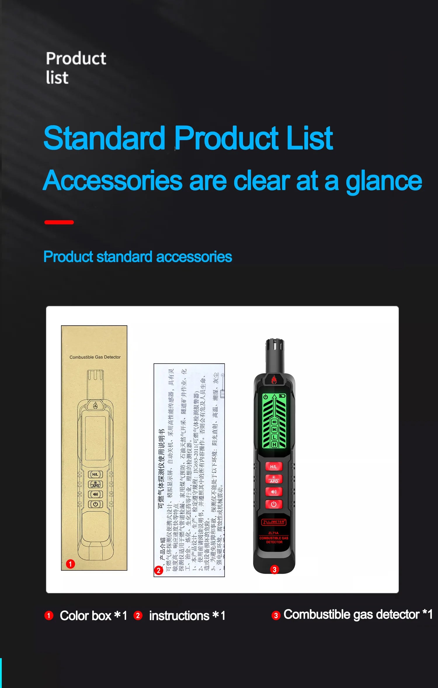 Combustible Gas Leak Detector with Buzzer Alarm - Smarsty