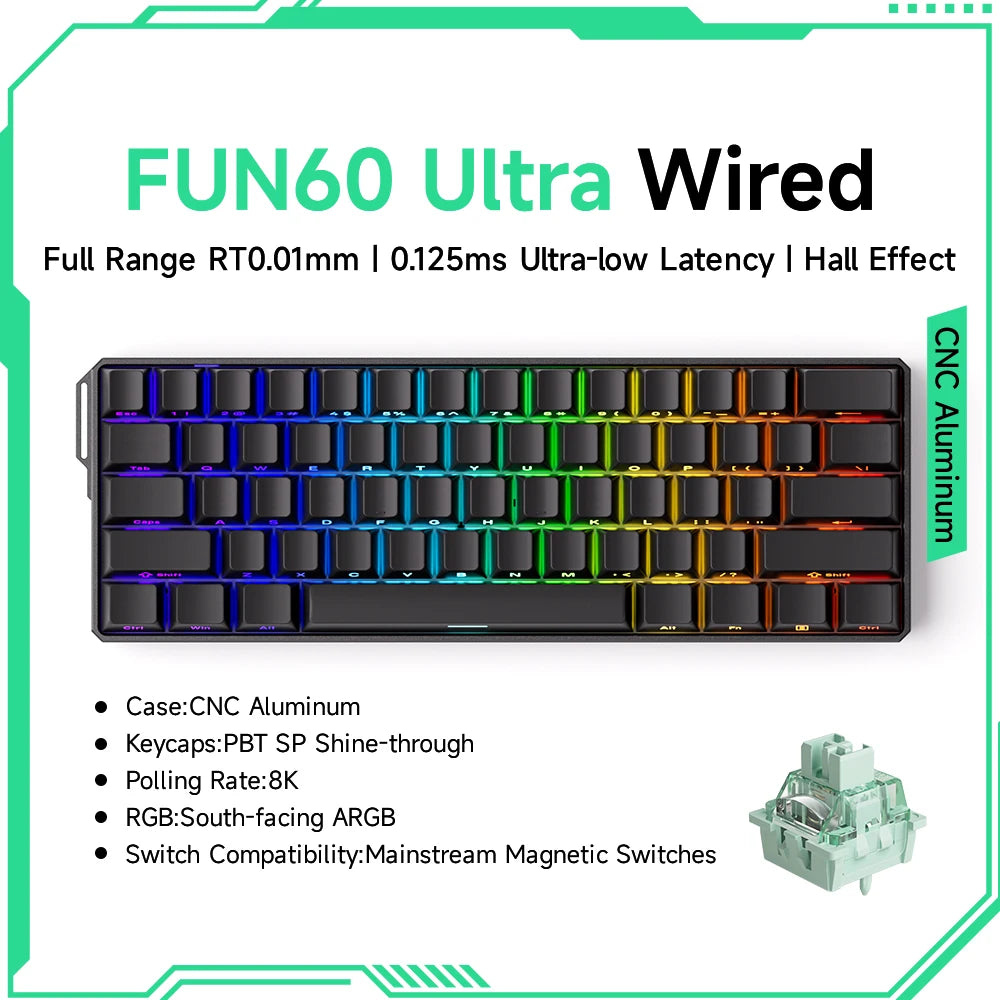 Sixty Percent Mechanical Keyboard Magnetic Switches