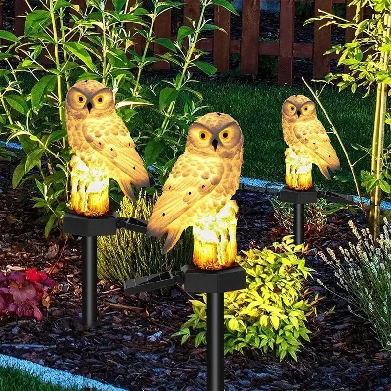 Solar Powered Owl Garden Light for Outdoor Decoration - Smarsty
