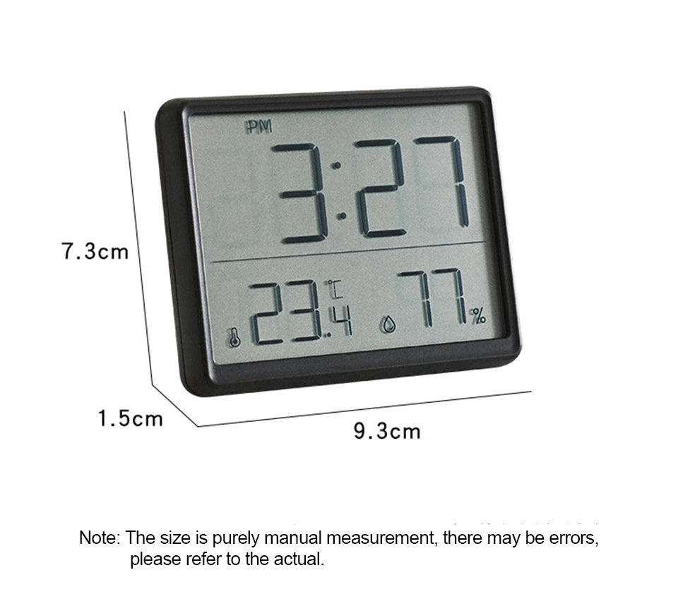 Ultra Thin Digital Alarm Clock with Large Screen - Smarsty