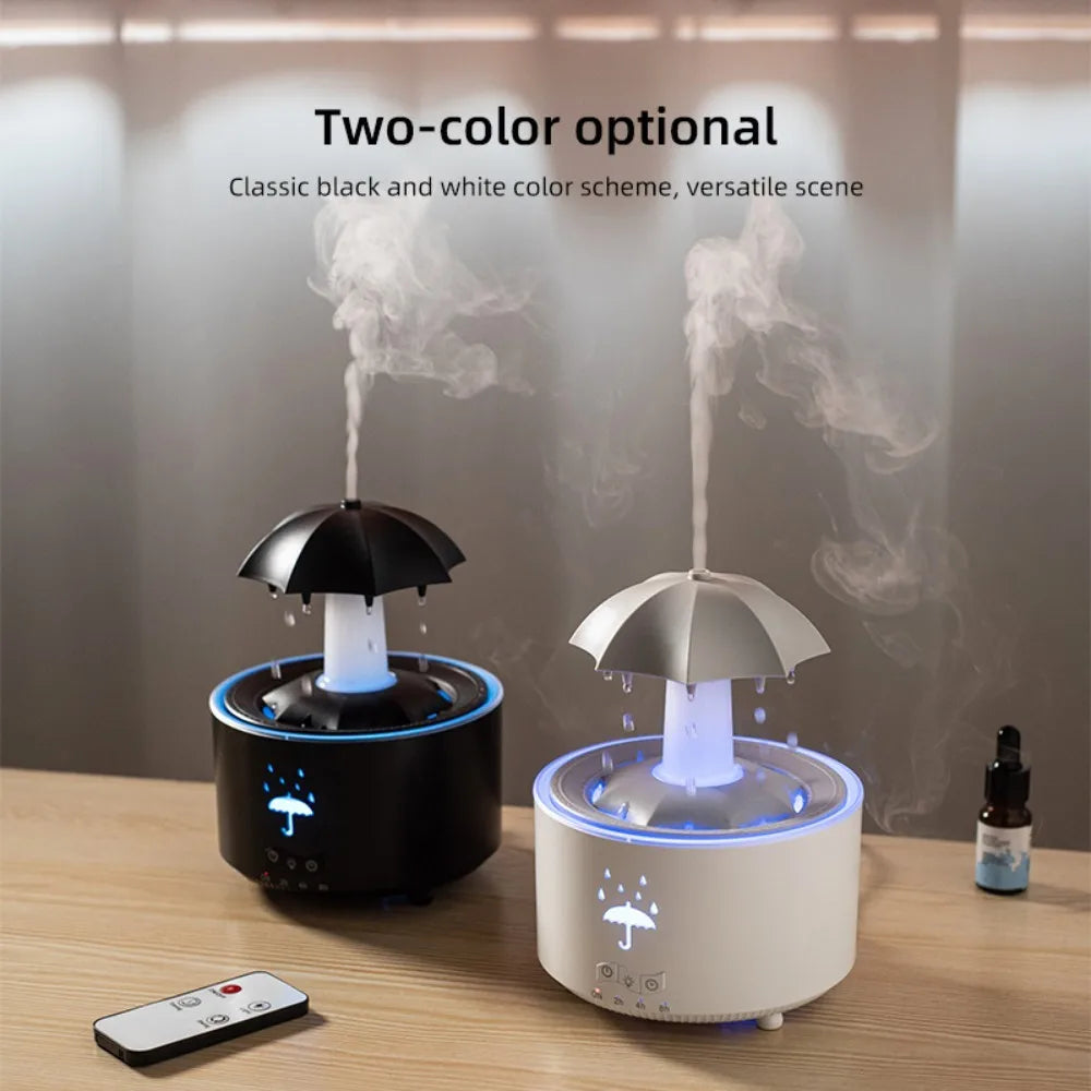 Rotating Umbrella Humidifier with Colorful Night Lights - Smarsty