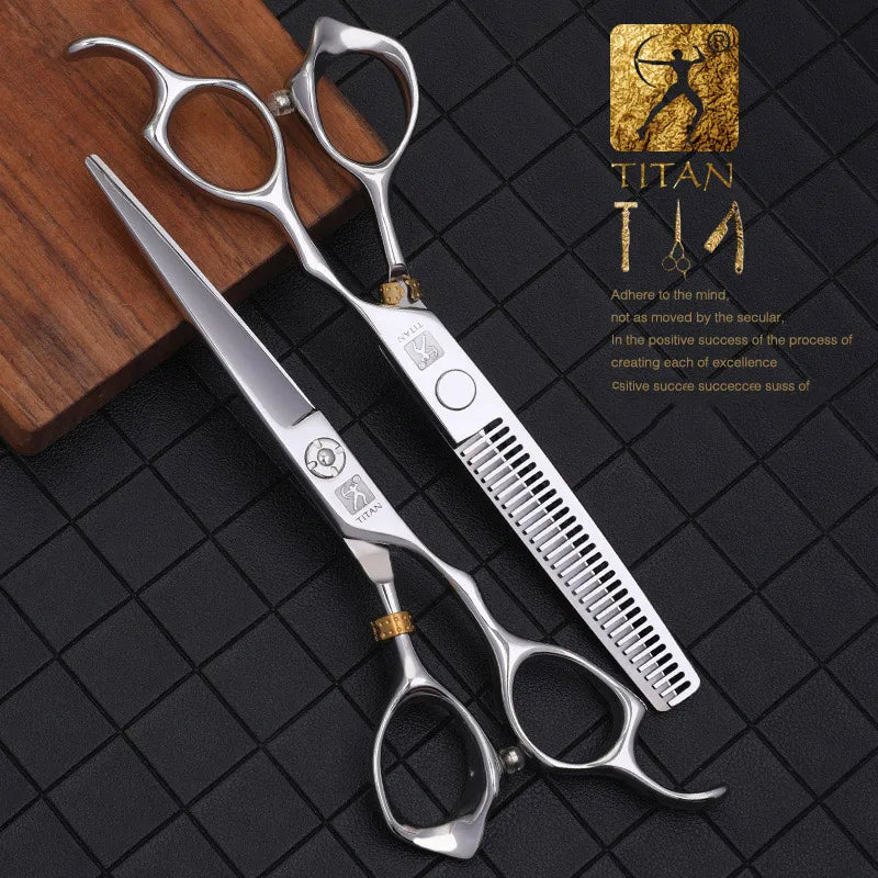 Titan Professional Hair Scissors with Japan 440C Steel - Smarsty