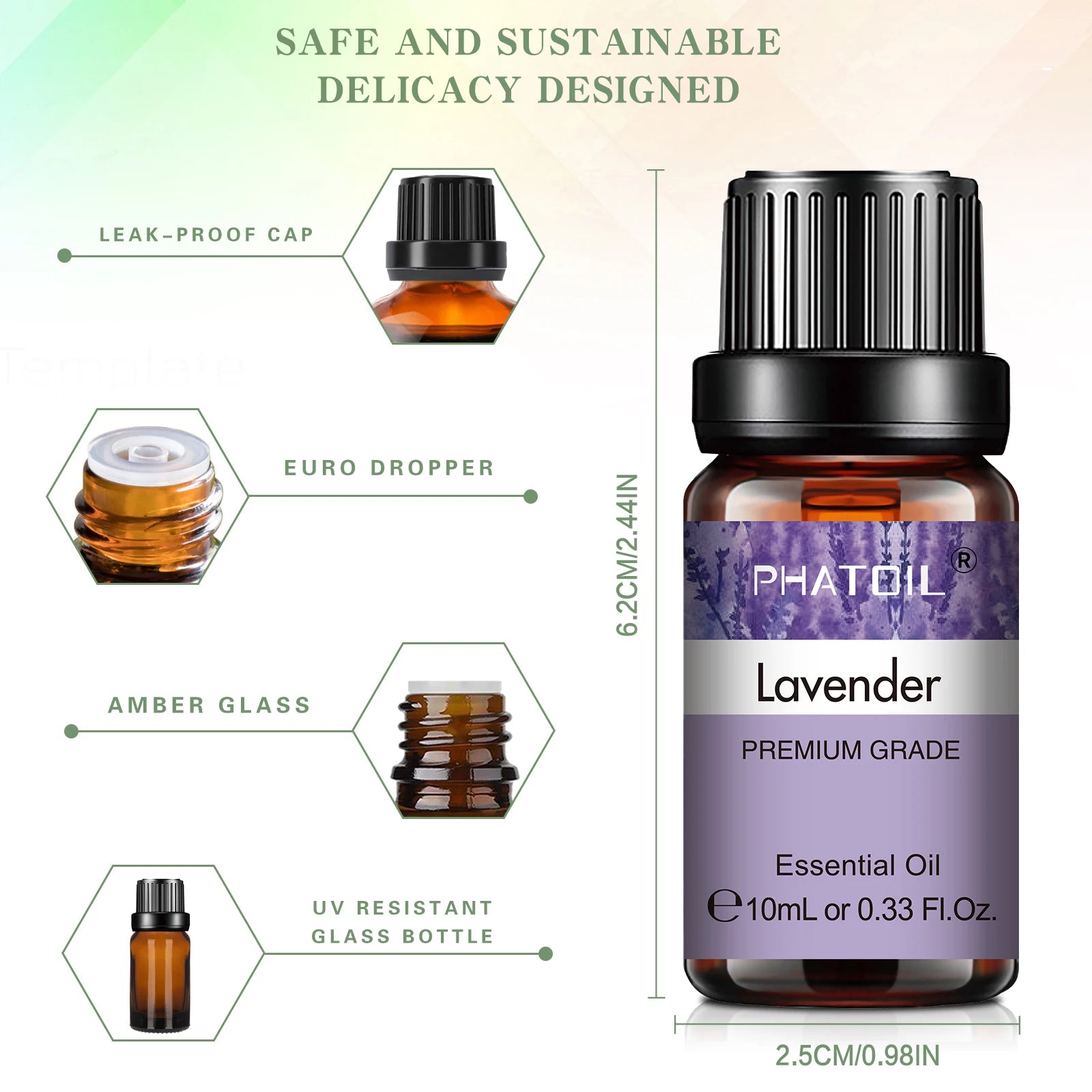 Pure Lavender Essential Oil for Relaxation and Skin Care - Smarsty