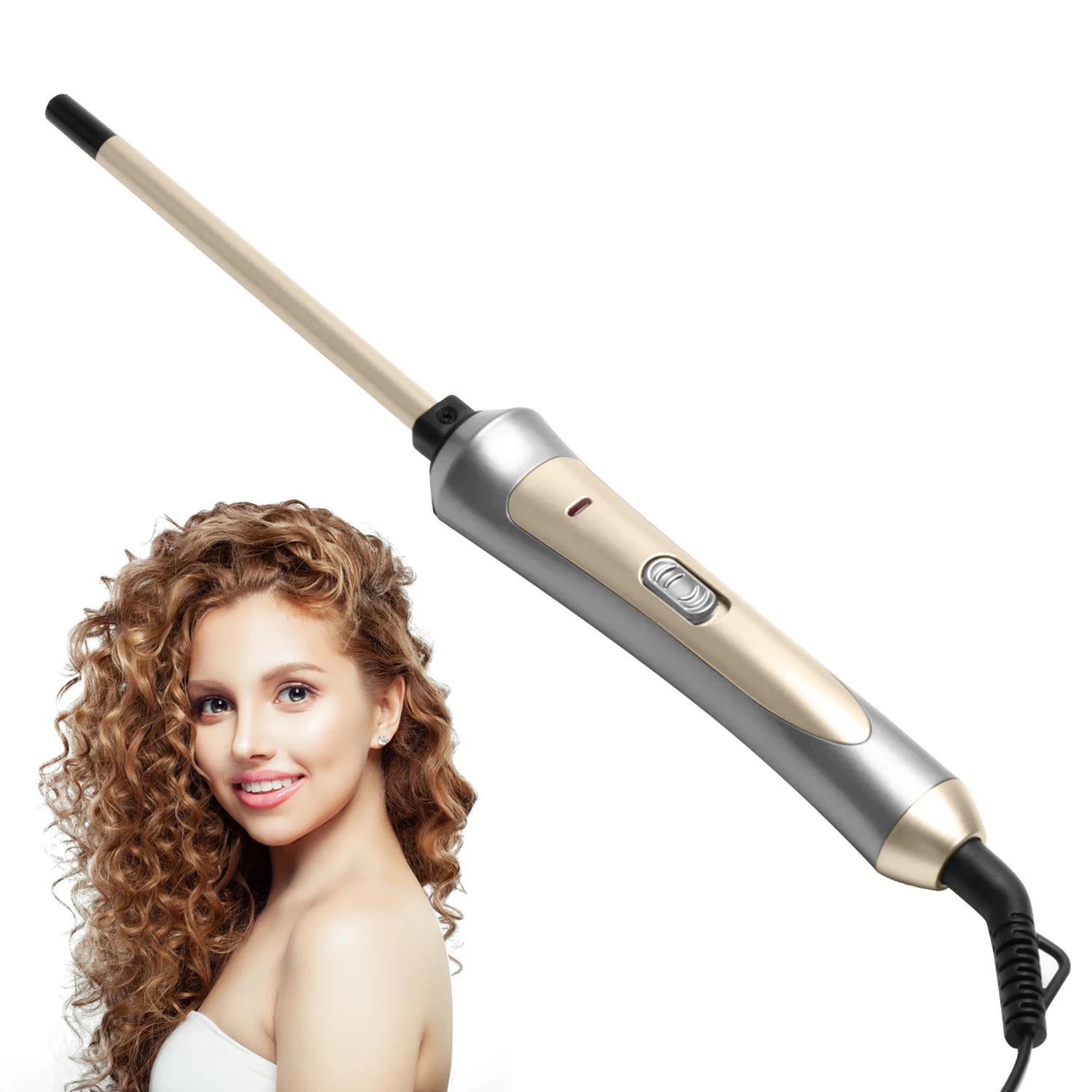 Professional 9mm Hair Curling Iron for Salon Quality Curls - Smarsty