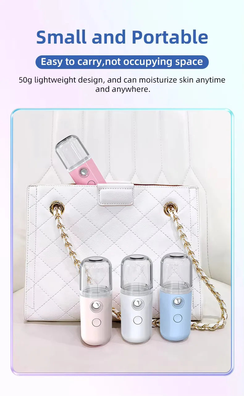 Portable Nano Facial Sprayer for Instant Hydration - Smarsty