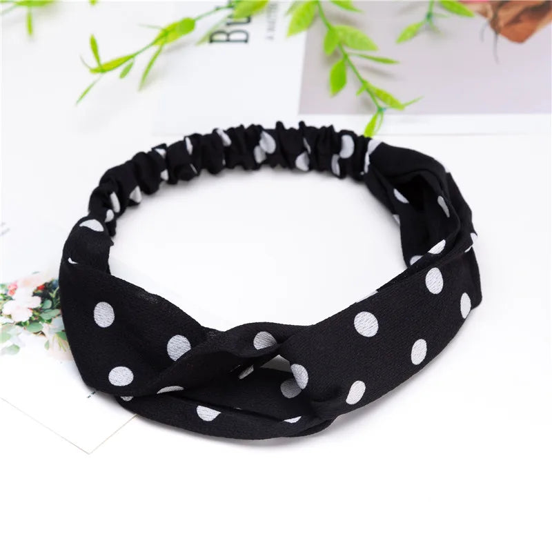 Bohemian Print Headbands For Women Vintage Turban Comfort - Smarsty