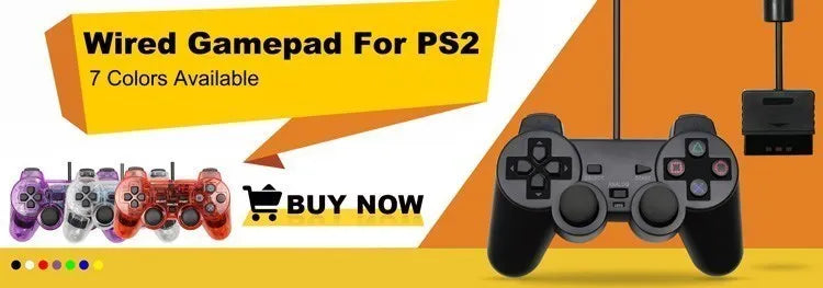 Wireless Gamepad for PlayStation 2 with Vibrating Joystick - Smarsty