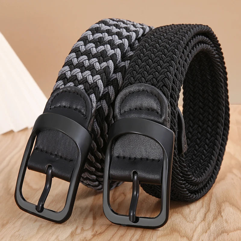 Elastic Stretch Canvas Belt for Men and Women Comfortable Fit - Smarsty