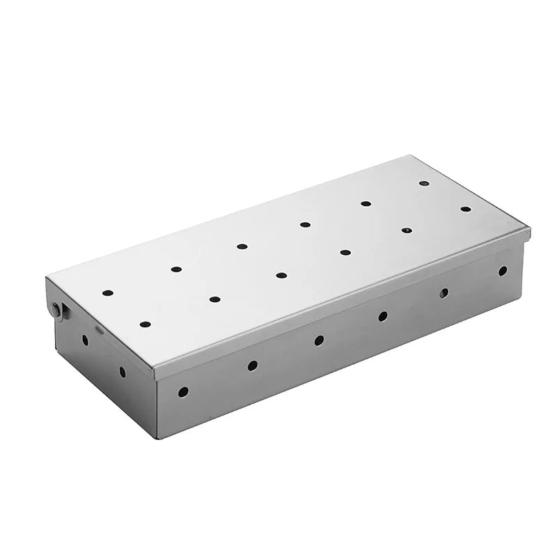 Stainless Steel Smoker Box for Flavorful BBQ Grilling - Smarsty