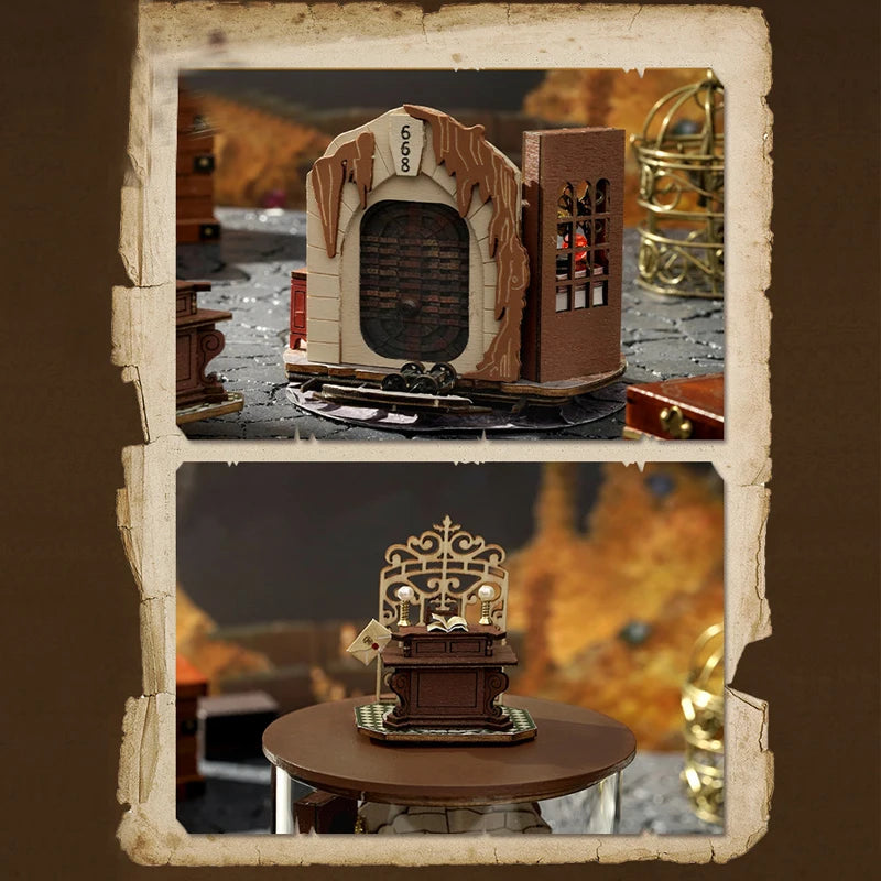 Mini DIY Kit For Doll House Making And Assembling Room Models Toys Home And Bedroom Decorations With Furniture Wooden Crafts by Smarsty