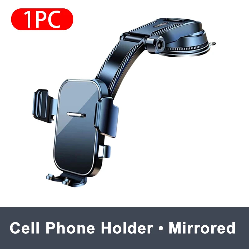 SEAMETAL Car Dashboard Phone Bracket Universal Auto Cellphone Stand For GPS Navigation Universal Desk Windshield Hanging Holder - Smarsty
