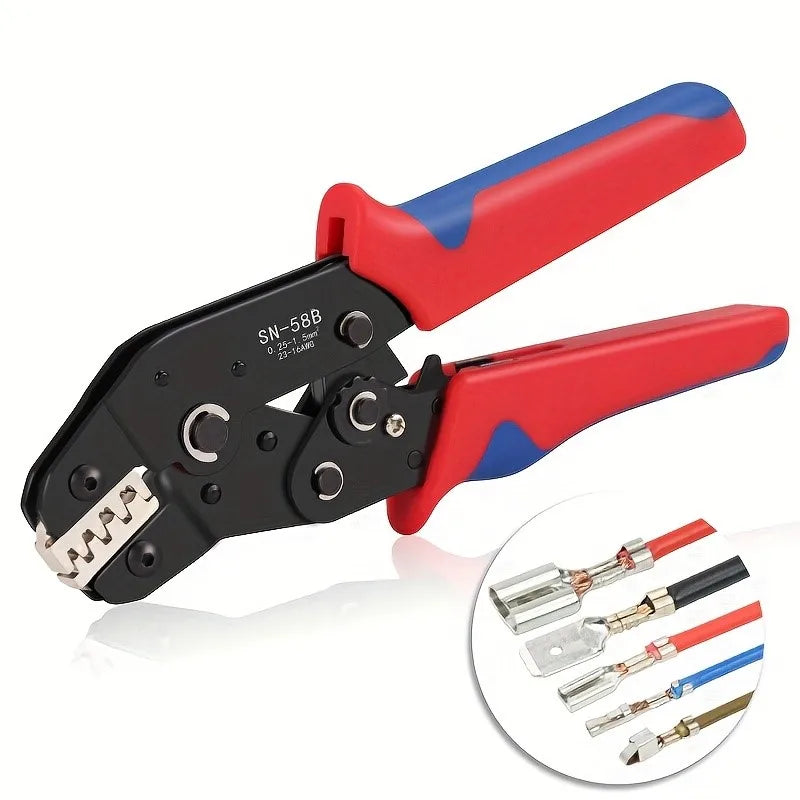 Terminals Crimp Pliers Interchangeable Dies Wire Crimper Crimping Tools Ratcheting SN-48B PH2.0 XH2.5 JST2.5 VH3.96