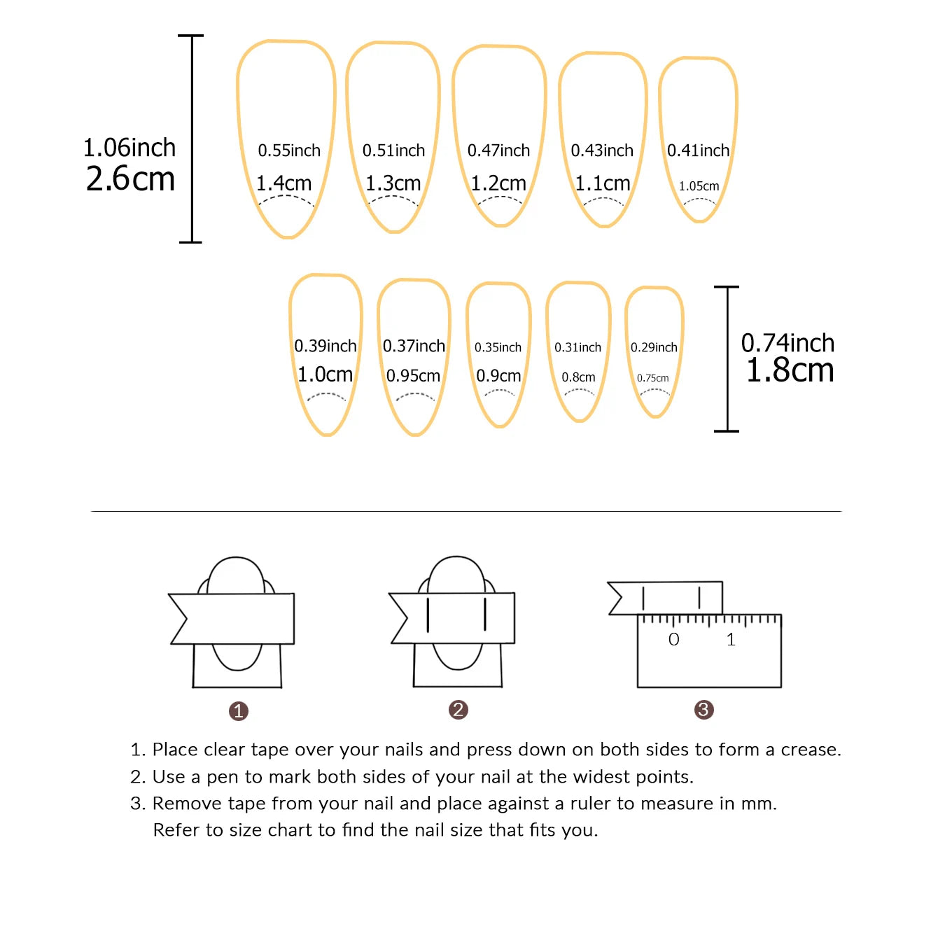 24PCS Short Pink French Press On Nails for Easy Glam - Smarsty