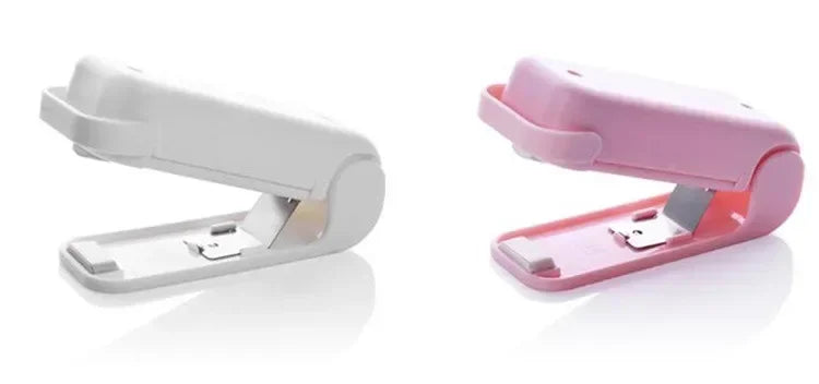 1pc Mini Handheld Snack Sealer,Compact ABS Plastic Bag Sealer for Freshness, Easy-to-Use Kitchen Gadge,Portable Sealer Packaging by Smarsty