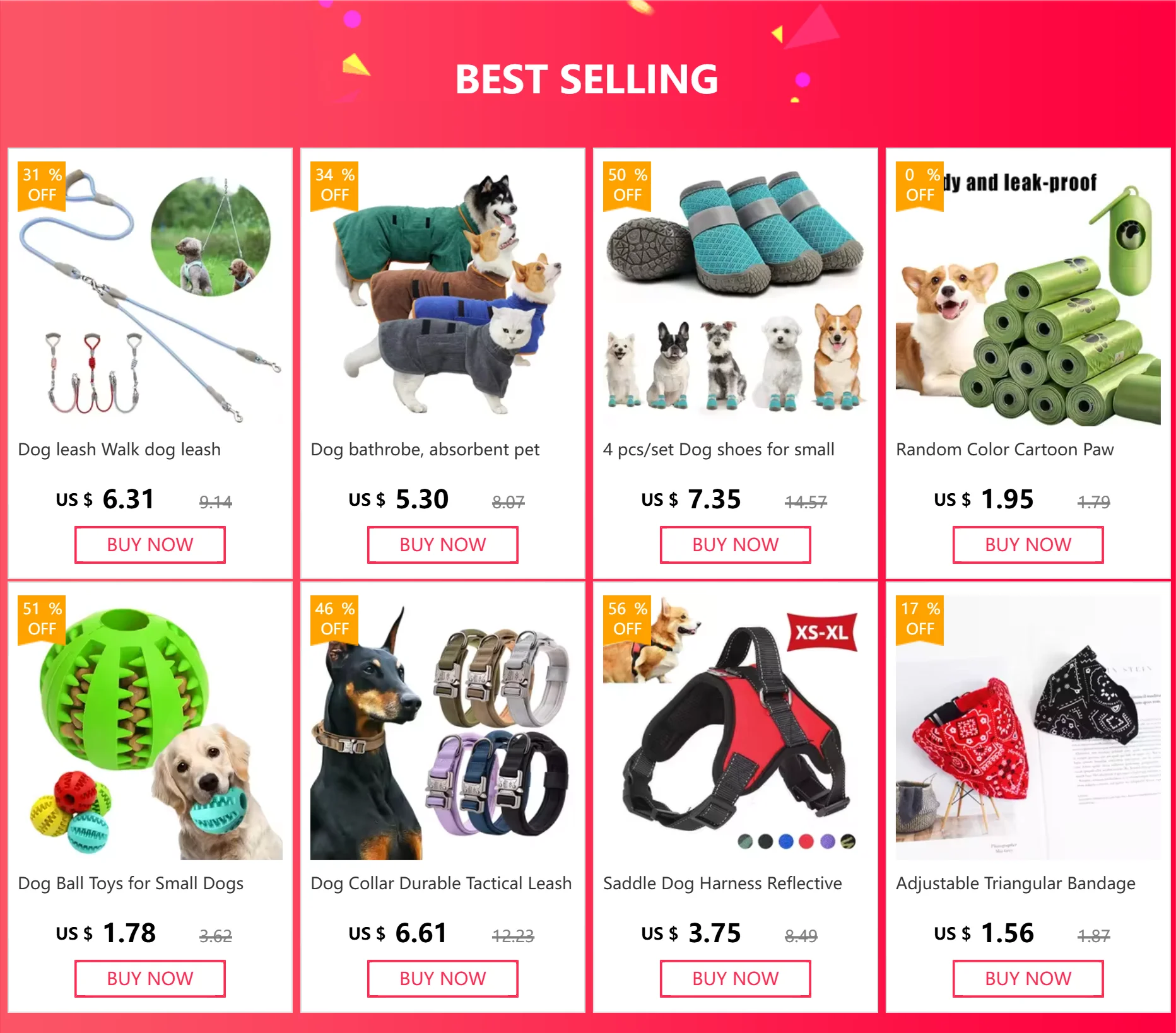 Reflective Adjustable Dog Harness for No Pull Training - Smarsty