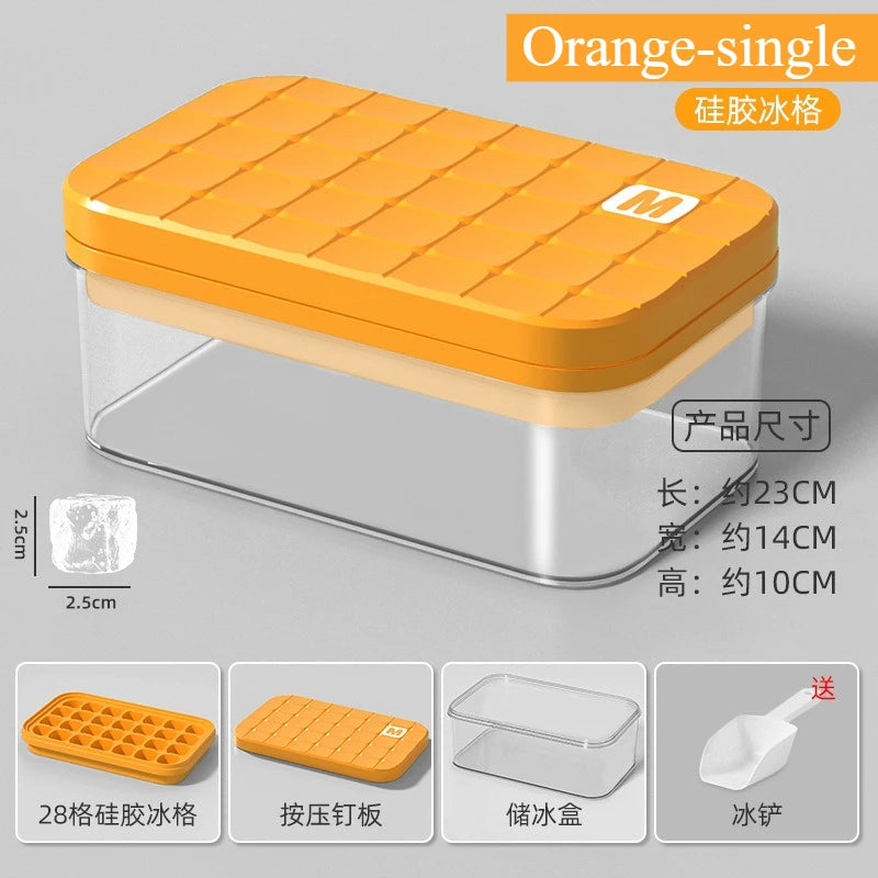 Large Capacity Silicone Ice Cube Tray for Easy Drinks - Smarsty