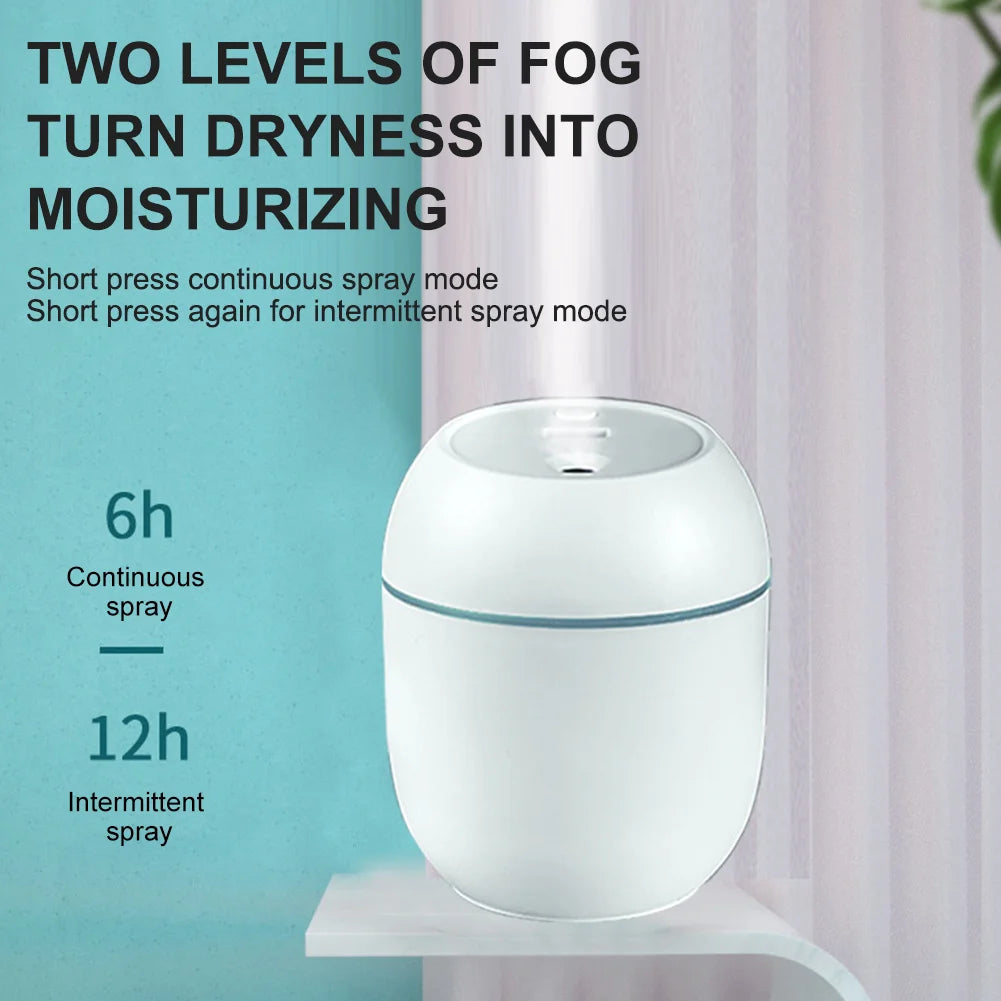 USB Mini Humidifier With Aroma Diffuser And LED Light - Smarsty