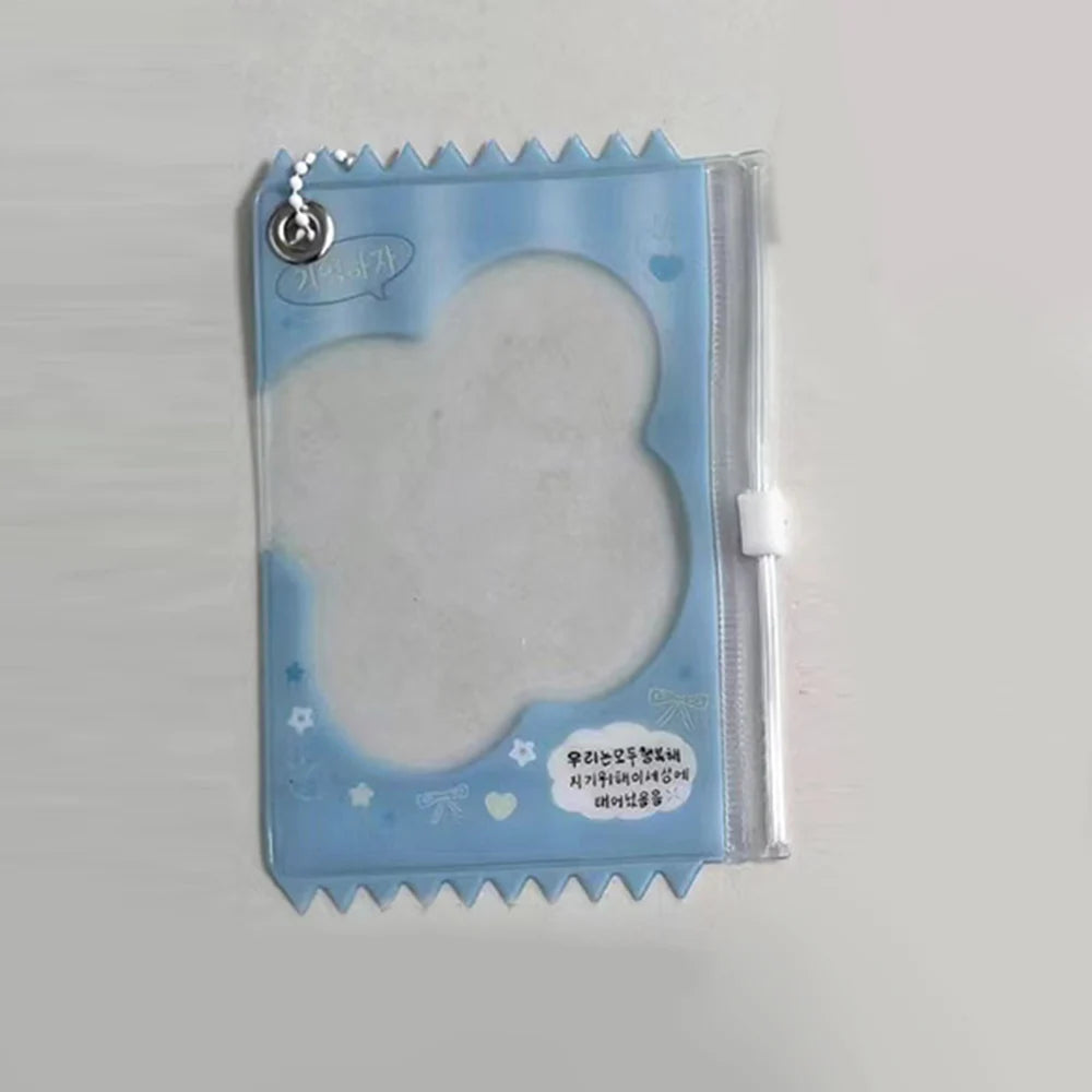 INS Transparent Candy Bag Badge Holder Korean Photocard Holder Display Bag Pendant Idol Photo Card Protective Cover Card Holder