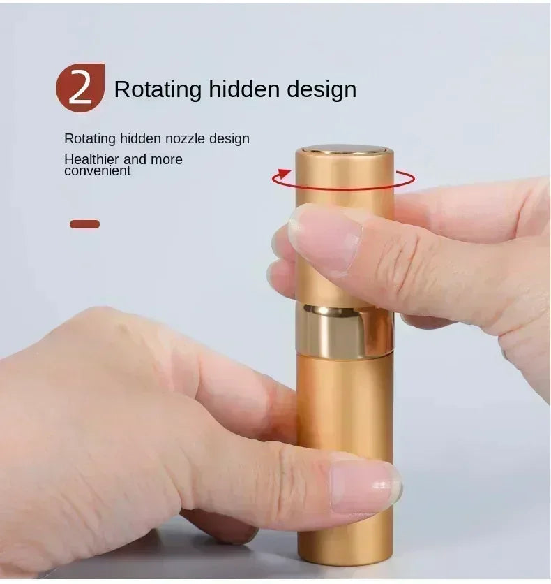 Portable Refillable Perfume Bottle 8ml Metal Atomizer - Smarsty