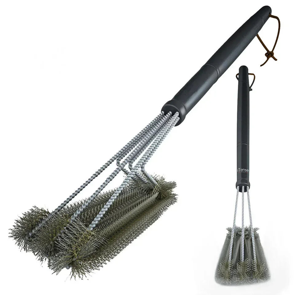 Stainless Steel BBQ Brush for Effortless Grill Cleaning - Smarsty