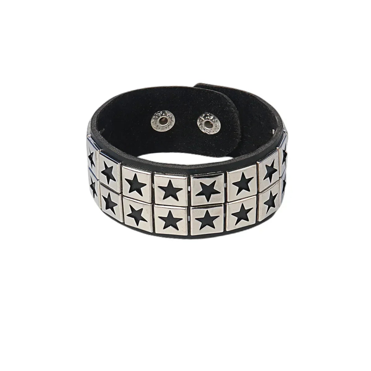Punk Hip Hop Leather Skull Bracelet for Unisex Fashion - Smarsty