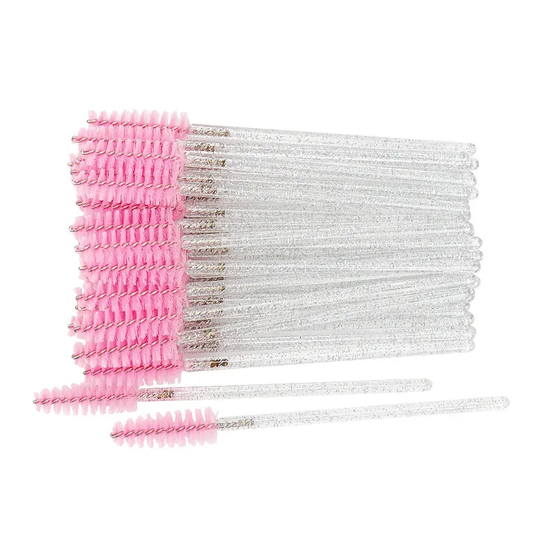 100 Pcs Disposable Eyelash Brushes for Easy Makeup Application - Smarsty