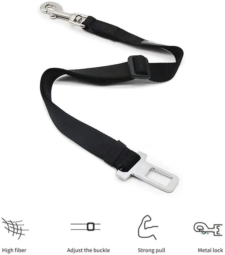 Adjustable Dog Car Seat Belt for Safety and Comfort - Smarsty