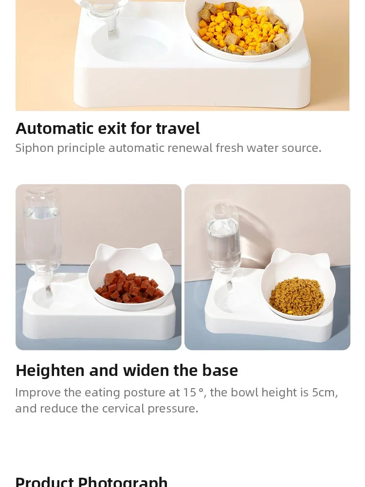 Tilted Pet Bowl for Healthy Feeding Angle - Smarsty